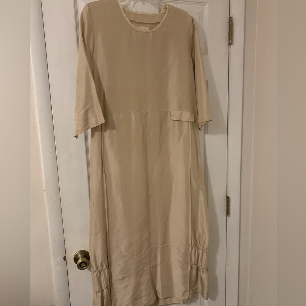 NOOSHIN RAYON/COTTON/LINEN DRESS ~ **WORN TWICE ONLY❣️**